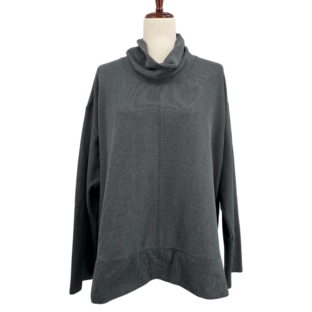 Avalanche Outdoor Supply Company Sweatshirt Charcoal Gray Cowl Neck Women's XXL
